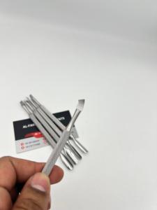 Stainless Steel Reusable Professional <b>Cuticle</b> Nail Buffer <b>Tools</b> for Dead Skin Removal Double Ended Manicure & Pedicure - Product Image 4
