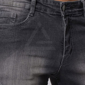 Pantalones cortos de mezclilla ajustados para hombre, pantalones cortos informales de algodón rasgados y lavados, pantalones cortos de moda para verano, uso al aire libre y para vacaciones - Product Image 6