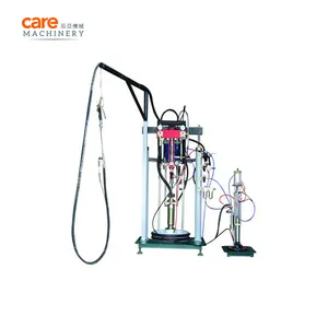 two component A B glue silicone glass sealing machine for insulating glass production line