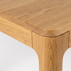 Table à manger rectangulaire en bois massif moderne, durable et écologique, 4 places, pour la maison, l'hôtel ou l'appartement - Product Image 4