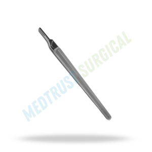 Barron Scalpel Handle 15cm Surgical Knife Handle Stainless Steel Reusable Surgical Instrument for ENT Plastic Surgery - Product Image 4