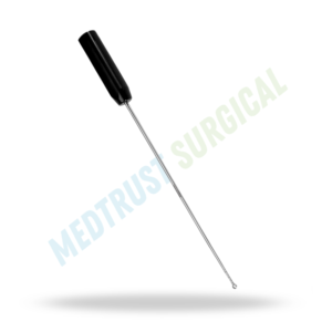 Curettes anciennes à anneau de 18 pouces (460 mm) – Instrument de chirurgie neuro-spineuse pour l'élimination des disques lombaires et le curettage tissulaire - Product Image 4