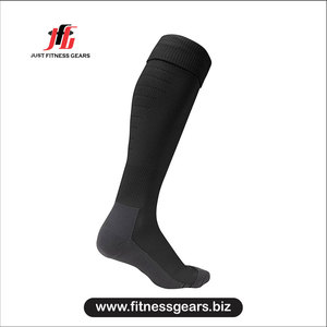 Just Fitness Gears Knee High <b>Socks</b> Solid Color Breathable Knitted for <b>Running</b> Adults - Product Image 2