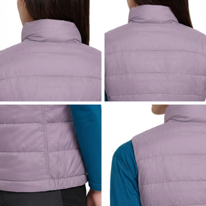 Women's Puffer Vest Quilted Sleeveless Winter <b>Jacket</b> Lightweight Warm Zip Front Stand Collar Casual Outdoor Fashion Waistcoat - Product Image 4