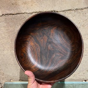 Handcrafted Rosewood Rectangle <b>Deep</b>-Cavity Tabletop Serving Bowl | Moradabad Wholesale - Product Image 4