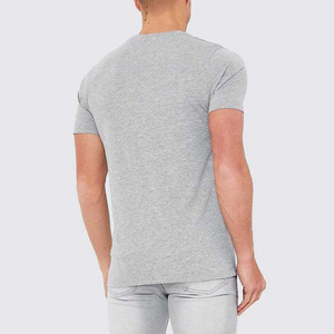 เสื้อยืดผู้ชายคอกลมผ้าฝ้ายทรงหลวมใส่สบายระบายอากาศได้ดี200 GSM แนวสตรีทแบบสั่งทำสไตล์ใหม่ - Product Image 2