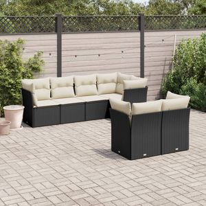 Conjunto de Sofás Negros para Jardín - Product Image 1