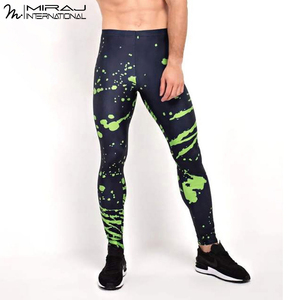 Wholesale Rate New Arrival Trendy Product Durable Sublimated Fitness Leggings, Custom <b>Paint</b> Splash Design Compression Tights - Product Image 4