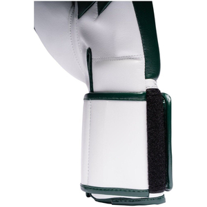 Gants de boxe OEM Fly Superlace vert et blanc, fermeture auto-agrippante, pour entraînement et sparring professionnel, 8oz-16oz - Product Image 3