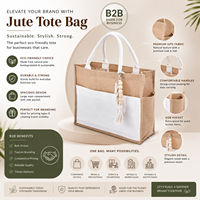 Sac fourre-tout de voyage d'été en jute de luxe Juco, imperméable, avec fermeture éclair, longues poignées d'épaule, réutilisable, pour femmes, voyages, shopping, bureau, rangement