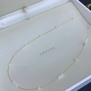 Collar de Perlas de Agua Dulce Akoya para Mujer, Diseño de Cielo Estrellado de Varias Capas, Moda Primavera/Verano, Estilo Coreano, Joyería, Cadena para Clavícula - Product Image 5