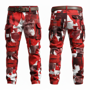 Customized Waterproof Windproof Camouflage Pattern Cargo <b>Pants</b> <b>Men</b> Outdoor Casual Multi Pocket Work Trousers Cotton Style <b>Pants</b> - Product Image 5