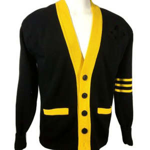 Cardigans en tricot personnalisés style USA avec logos pour sororités, fraternités, universités, pulls universitaires unisexes - Product Image 1