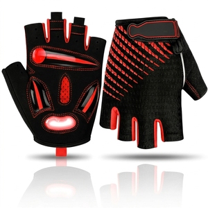 Gants de cyclisme demi-doigts personnalisés de haute qualité, respirants, antichoc, avec rembourrage en gel, pour le vélo, vente en gros - Product Image 1