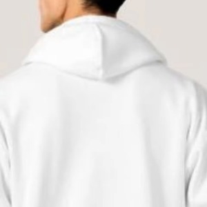 Sweat à capuche unisexe sur mesure pour homme, avec impression en relief sur le devant, broderie en tissu éponge, logo imprimé en sérigraphie, coton/polyester - Product Image 3