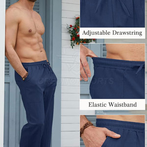 Pantalones de Hombre de Algodón Premium, Suaves y Amigables con la Piel, para Usar en Todas las Estaciones, Material Transpirable, Pantalones de Hombre de Alta Calidad - Product Image 5
