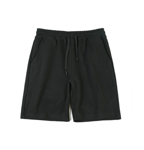 Shorts de sport décontractés pour hommes, taille élastique, en toile unie, haute qualité, coupe ample, pour l'été, imperméables et respirants - Product Image 6