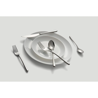 Ensemble de couverts décoratifs en acier inoxydable de qualité supérieure, finition minimaliste haute brillance, pour réceptions de mariage, fêtes, hôtels, au meilleur prix