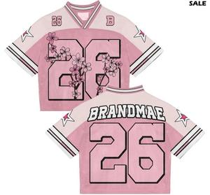 Camiseta Deportiva Personalizada IOTA SPORTS, Diseño de Bordado de Moda, Logotipo de Fútbol Americano, Malla Transpirable, Corte Cuadrado - Product Image 1