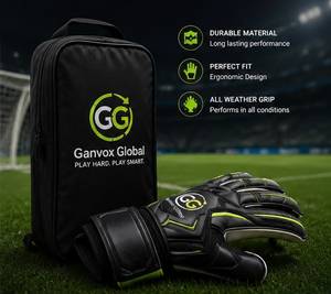 ถุงมือผู้รักษาประตูฟุตบอล Ganvox Global ป้องกันการลื่น สำหรับกีฬากลางแจ้ง พร้อมดีไซน์โลโก้ - Product Image 2