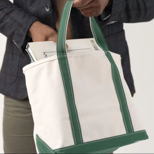 <b>Canvas</b> Tote Bag with Contrast Handles Grocery Bags Custom Logo <b>Plain</b> <b>Canvas</b> Beach Bag Wholesale Cotton Two Tone Shopping Bags - Product Image 5