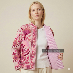 Fait main, esthétique bohème, brodé, velours bleu, coton d'automne, séchage rapide, respirant, écologique, luxe pour femme, motif floral - Product Image 4