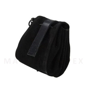 Bolsa de Cinturón Medieval Hecha a Mano, Personalizable, Pequeña, de Cuero de Ante, con Correa de Nudo y Hebilla de Latón, Venta al Por Mayor - Product Image 2