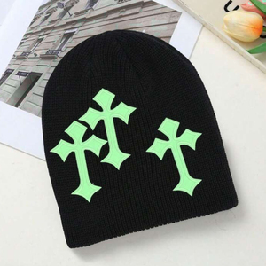 Custom Logo Customized Wholesale Winter Beanie Cap Warm Knitted <b>Men</b> Beanie <b>Hat</b> Embroidery Beanie Caps - Product Image 5