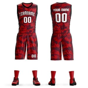 Conjunto de Uniforme de Baloncesto Personalizado con Estampado por Transferencia de Calor, Parte Delantera Sólida, 100% Poliéster, Jersey sin Mangas y Pantalones Cortos de Secado Rápido y Antibacterianos - Product Image 3