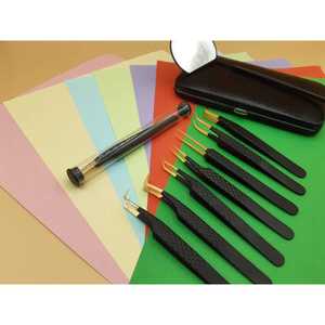 แหนบต่อขนตาสแตนเลสเกรดมืออาชีพ ปลายเรียบ สำหรับใช้ในชีวิตประจำวัน - Product Image 1