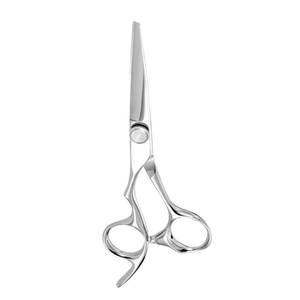 Morje Surgical Professional Hair Scissors Stainless Steel Sharp Blade Right Handed <b>Long</b> <b>Handle</b> Hairdressing <b>Shears</b> 28 Teeth - Product Image 2