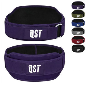 Cinturón de Neopreno de Alta Resistencia para Levantamiento de Pesas, 6 Pulgadas, Ajustable, Transpirable, Antideslizante, Color Morado, Soporte Lumbar para Entrenamiento y Gimnasio - Product Image 3