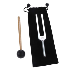 IMANS ENTERPRISES IE-TF-0065 Instrumentos Musicales Diapasón de Silicona 440Hz A440 con Martillo Manual Incluye Bolsa de Almacenamiento 1 Año de Garantía - Product Image 1