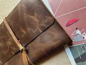 Porte-carnet en cuir de qualité supérieure pour affaires, couverture de journal rechargeable, étui d'écriture NBC-0100 - Product Image 5