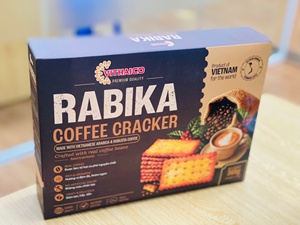 VITHAICO Rabika Coffee Cracker 360g Crispy Biscuit Made With Special Real Coffee <b>Beans</b> Vietnam Origin OEM Packing - Product Image 6