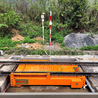 Balance électronique de pesée de train sur mesure 100 kg-35 000 kg/essieu, précision 0,25, vitesse de pesée du train 3-20 km/h