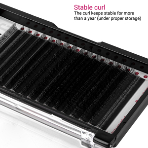 CharmLash YY <b>Lash</b> Extensions Wholesale Custom Packaging <b>Lash</b> Tray Premade <b>Volume</b> Fans Long Stem Natural Looking Easy Application - Product Image 3