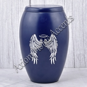 Elegante urna de cremación de aluminio con patrones intrincados, urna de recuerdo conmemorativa perfecta de Axiom Home Accents - Product Image 6