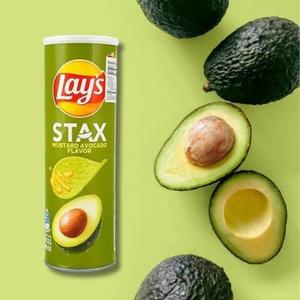Patatas Fritas Premium Layy's STAX Sabor Mostaza y Aguacate 90g, Delicioso Snack Crujiente, Importación y Exportación, Embalaje al por Mayor, Entrega Rápida - Product Image 1