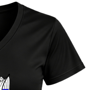 Camiseta Deportiva Personalizada con Cuello en V para Mujer, Sigma Gamma Rho, Letras Griegas, Sororidad, Entrenamiento Atlético, Fitness, Venta al Por Mayor de Ropa Deportiva - Product Image 5