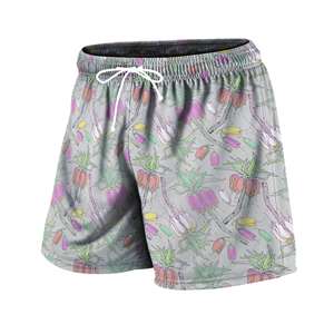 Shorts de sport pour hommes, respirants, en tissu doux, légers, coupe confortable, taille élastique, fournisseur en gros OEM - Product Image 6