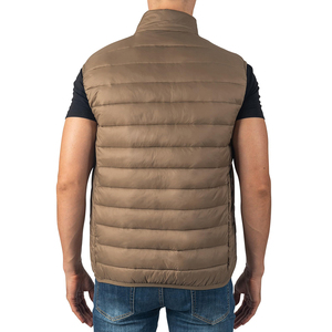 Men Lightweight Puffer Vest Winter Sleeveless Jacket Quilted Warm Body <b>Warmer</b> Outdoor Casual Windproof OEM Custom Supplier - Product Image 6