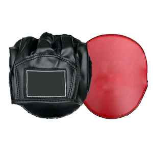 High Quality Custom PU Leather Boxing Mitts <b>Focus</b> <b>Pads</b> New Style Wholesale Breathable Training Gear <b>Focus</b> <b>Pad</b> for Martial Arts - Product Image 6