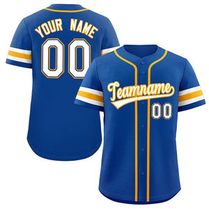 Maillots de baseball personnalisés sublimés en gros - Maillots professionnels unisexes pour adultes à séchage rapide à manches courtes avec noms et logos d'équipe/joueur personnalisés - Product Image 5