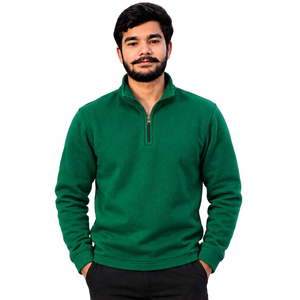 Sudadera con media cremallera al por mayor de fábrica, sudadera con media cremallera de invierno, sudadera con media cremallera personalizada, tallas personalizadas - Product Image 6