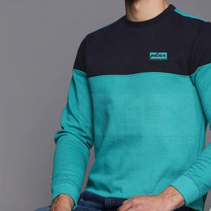 Sudadera de Hombre INDEX con Bloques de Color, Cuello Redondo, Corte Regular, Tejida, Transpirable, para Uso Casual de Otoño - Product Image 6