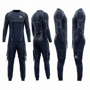 Ensemble de survêtement de sport unisexe de qualité supérieure - Anti-rides, séchage rapide, léger, respirant, design texturé - Product Image 6