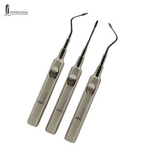 Juego de Elevadores Dentales de Acero Inoxidable Heidbrink de 3 Piezas, Manual, para Cirugía Oral, Certificado CE Clase I, Alta Calidad - Product Image 1