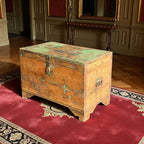 La Mejor Colección de Baúles Vintage Hechos a Mano de Madera Maciza con 2 Compartimentos, Decoración Combinable - MOQ 1 Contenedor Únicamente - Product Image 4