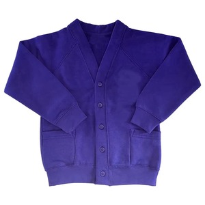 University Customised Unisex Autumn Winter Long Sleeve Solid V-neck <b>Cardigan</b> <b>Sweater</b> Knitted Appliques Embroidery Button - Product Image 2